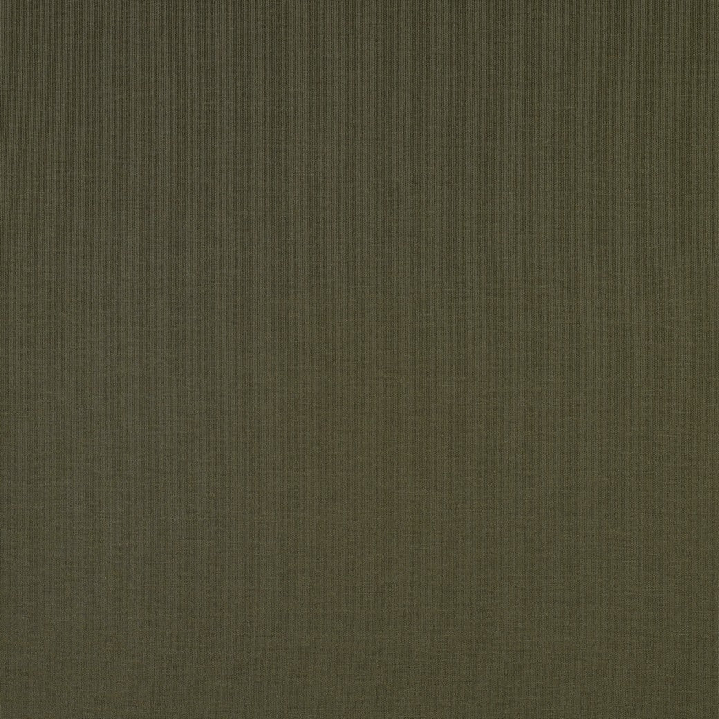 Interlock Jersey Baumwolle army grün