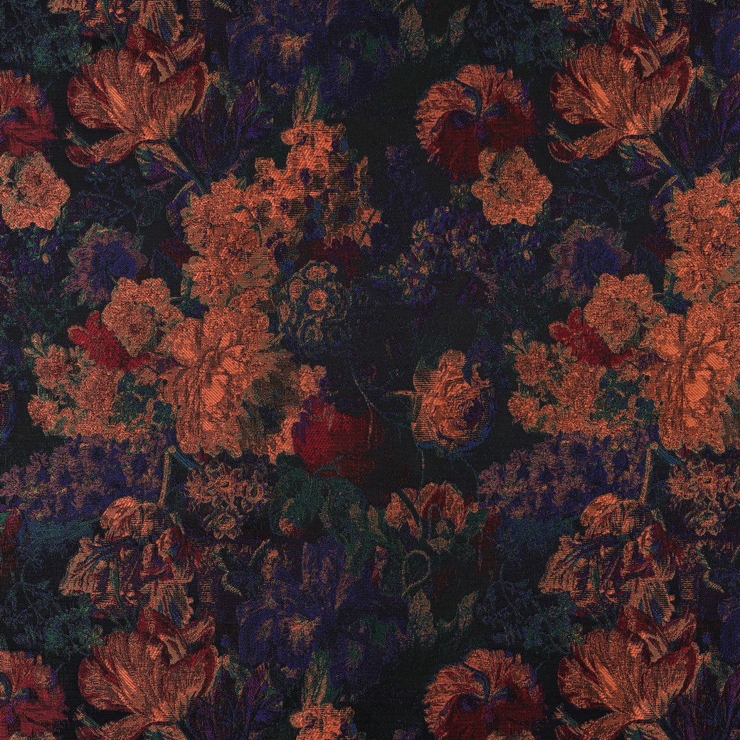 Jacquard Blumen mehrfarbit - Poppy Magazin