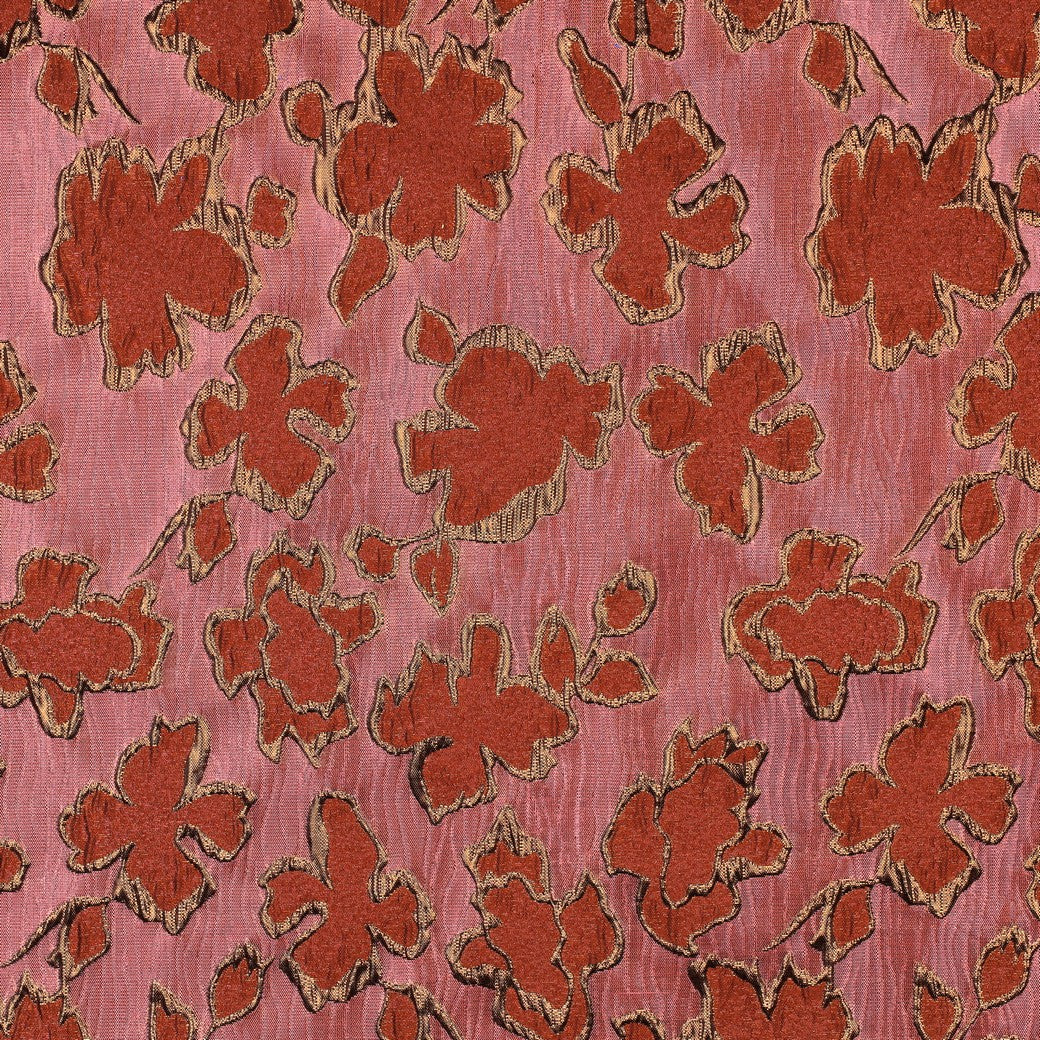 Jacquard Blumen rosa - Poppy Magazin
