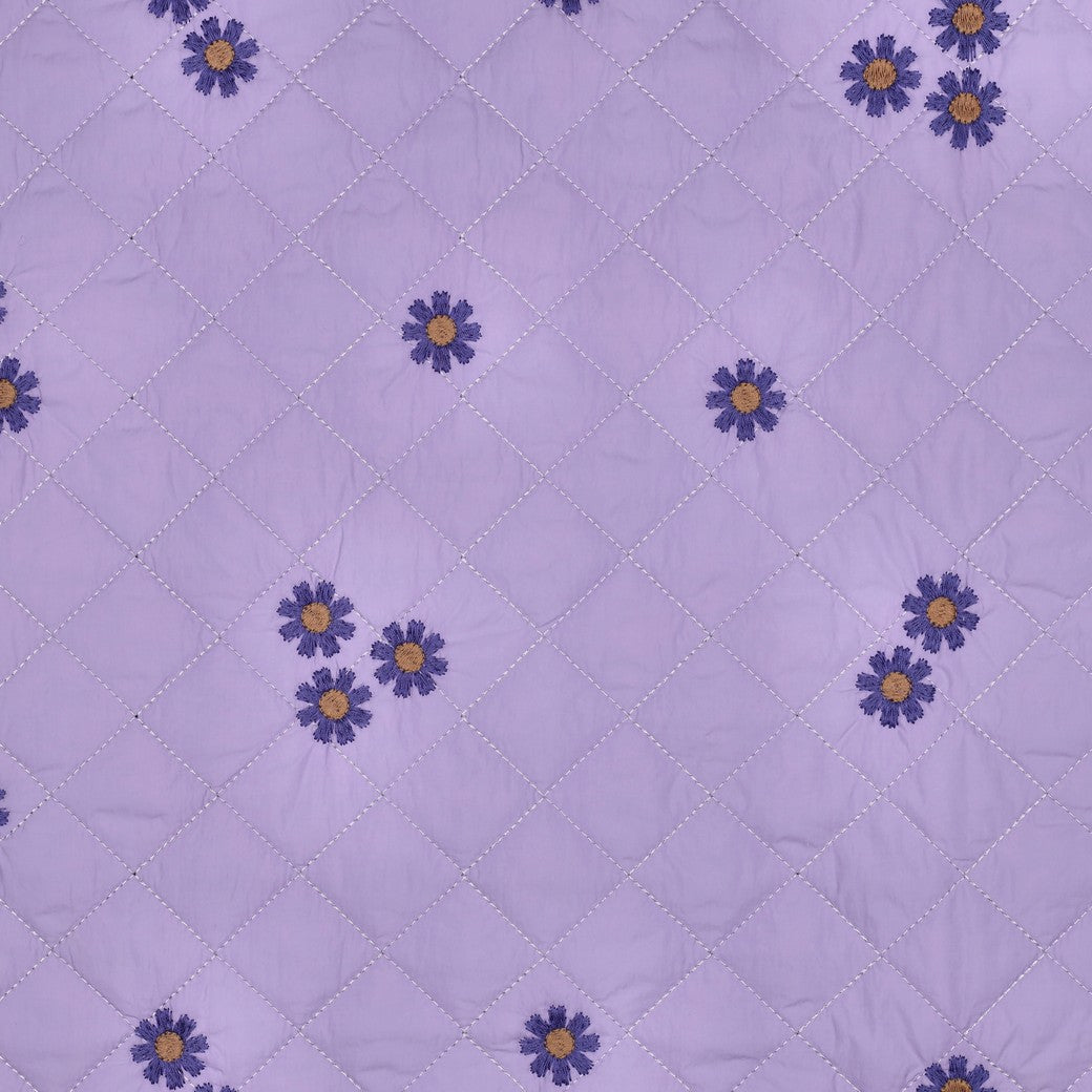 Bald erhältlich - Stepper bestickt Blumen lila