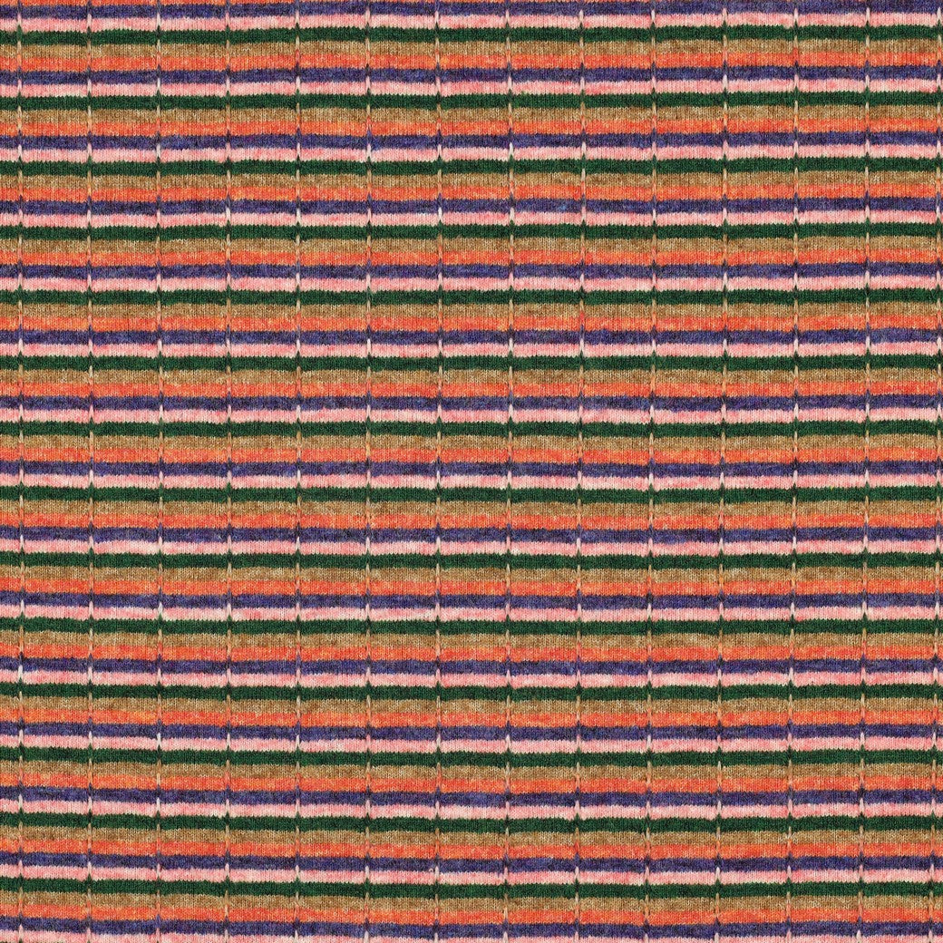Strick Jacquard Streifen bunt - Poppy Magazin