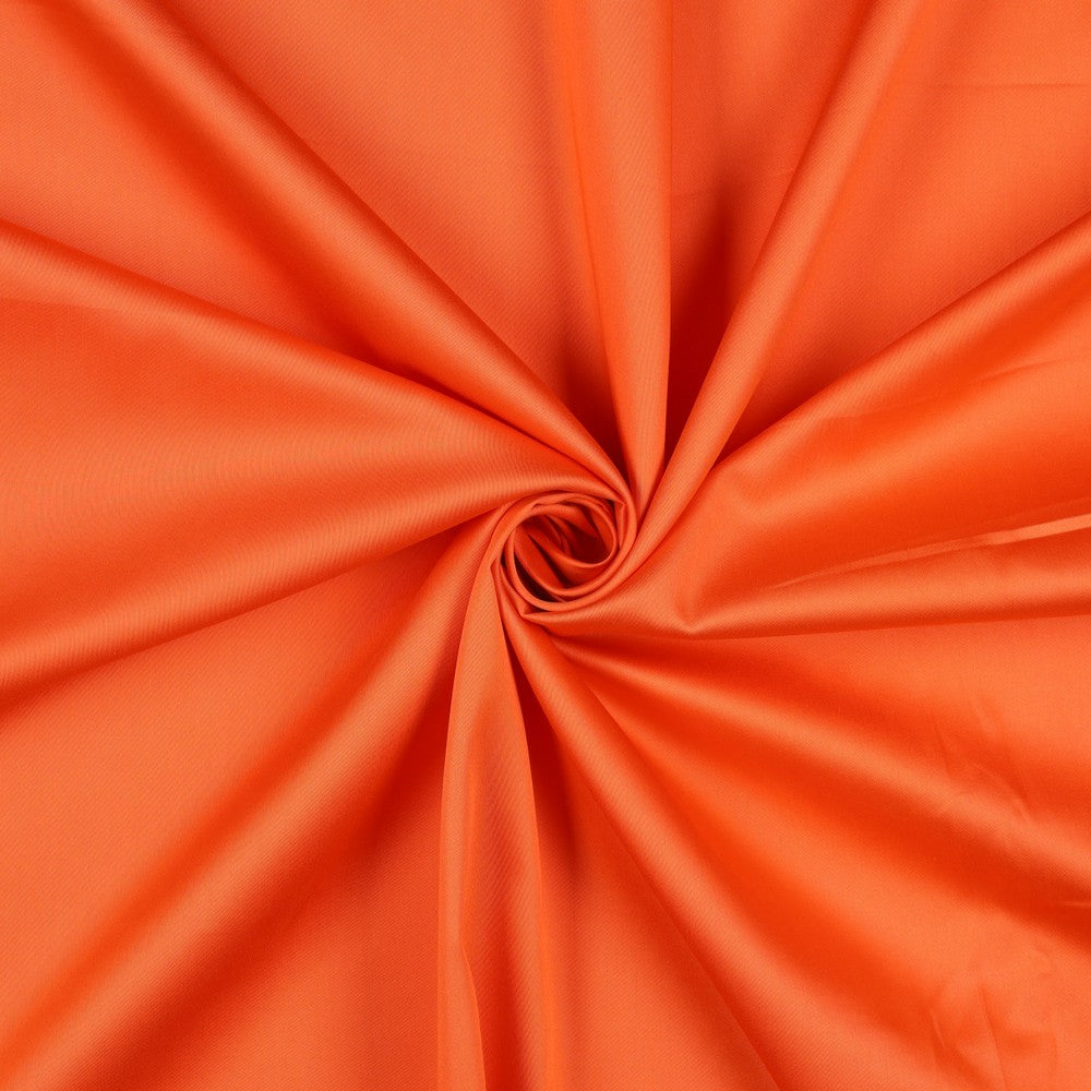 Baumwollsatin uni orange Kombi Nerida Hansen