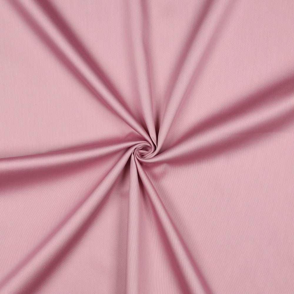 Baumwollsatin uni rose
