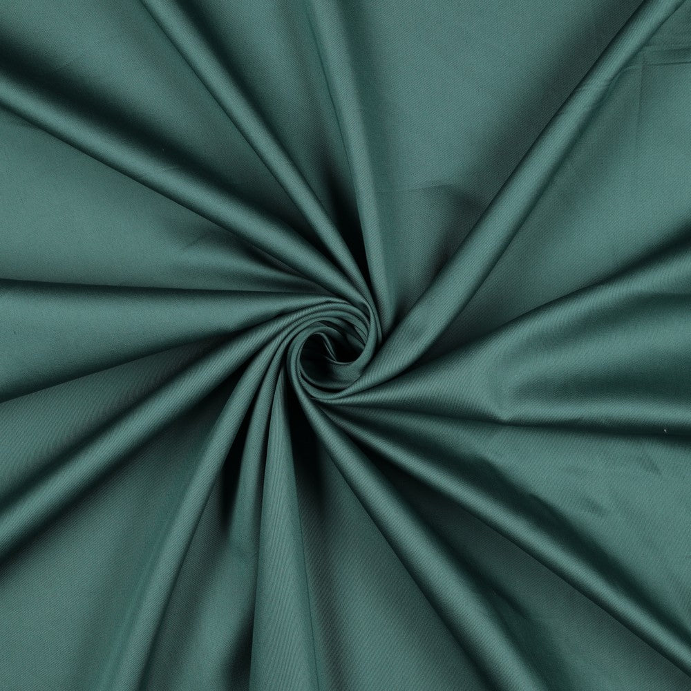 Baumwollsatin uni dark green Kombi Nerida Hansen