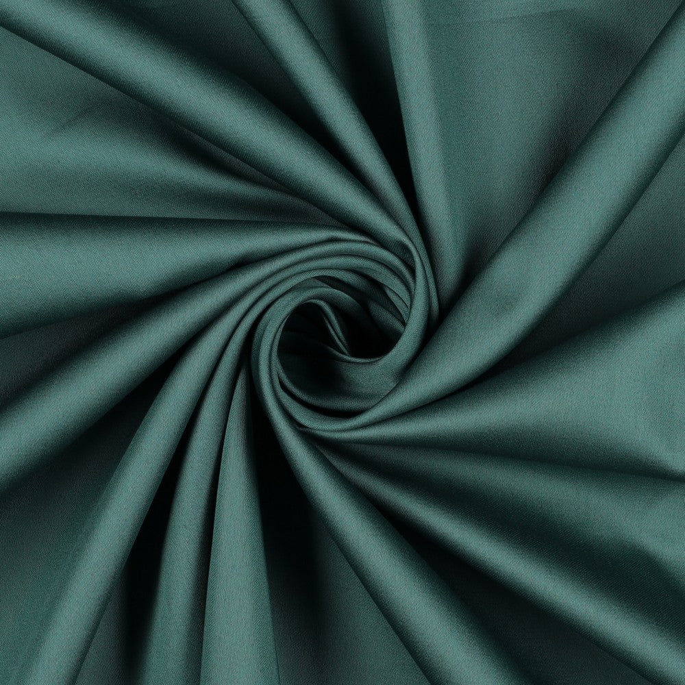 Baumwollsatin uni dark green Kombi Nerida Hansen