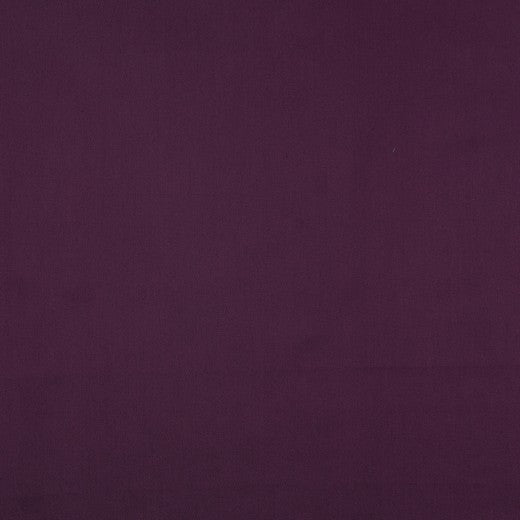 Baumwollsatin uni aubergine