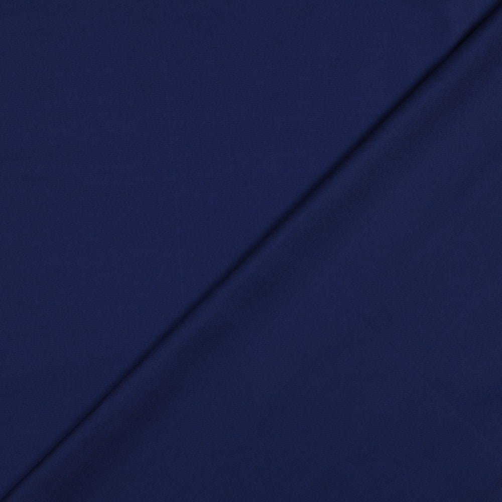 Baumwollsatin uni midnight blue