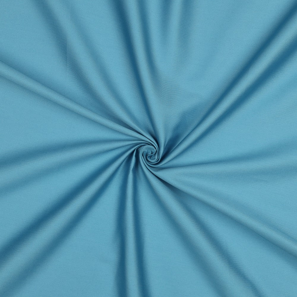 Baumwollsatin uni frost blue