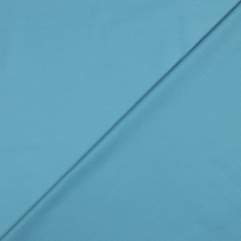 Baumwollsatin uni frost blue