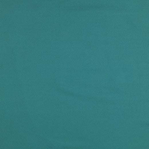 Baumwollsatin uni dark cyan