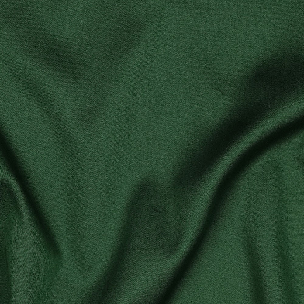Baumwollsatin uni waldgrün