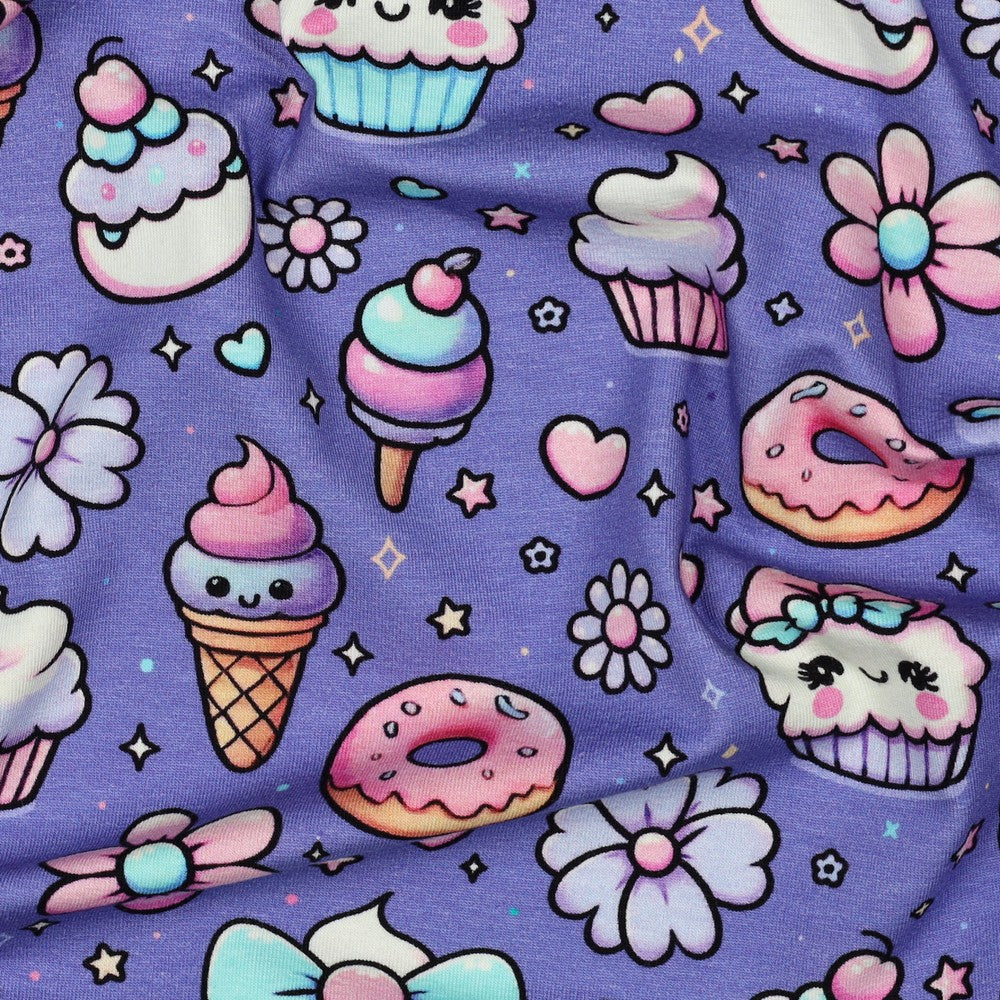 Jersey digital Muffins Cupcakes lila