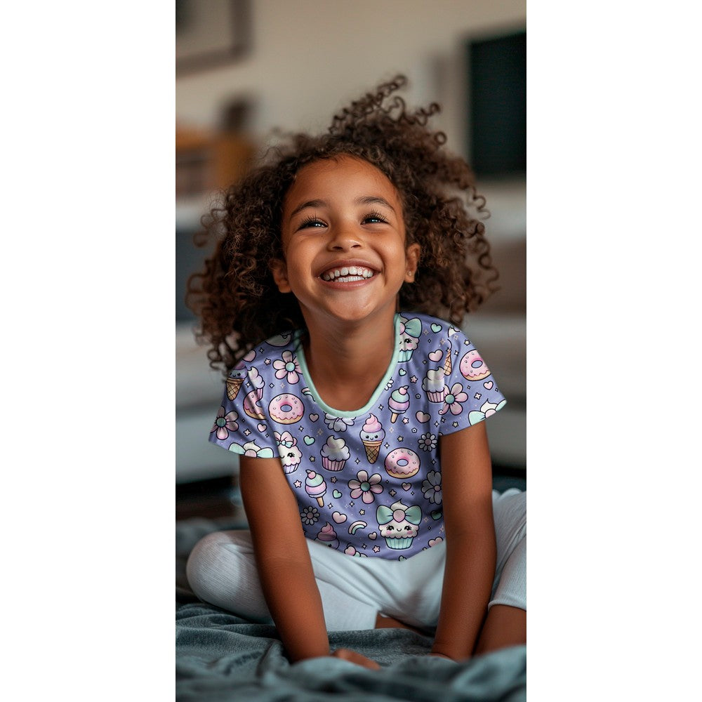 Jersey digital Muffins Cupcakes lila
