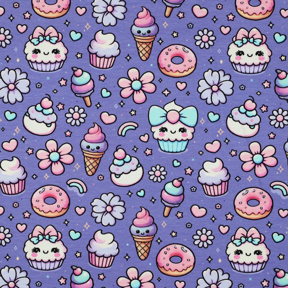 Jersey digital Muffins Cupcakes lila