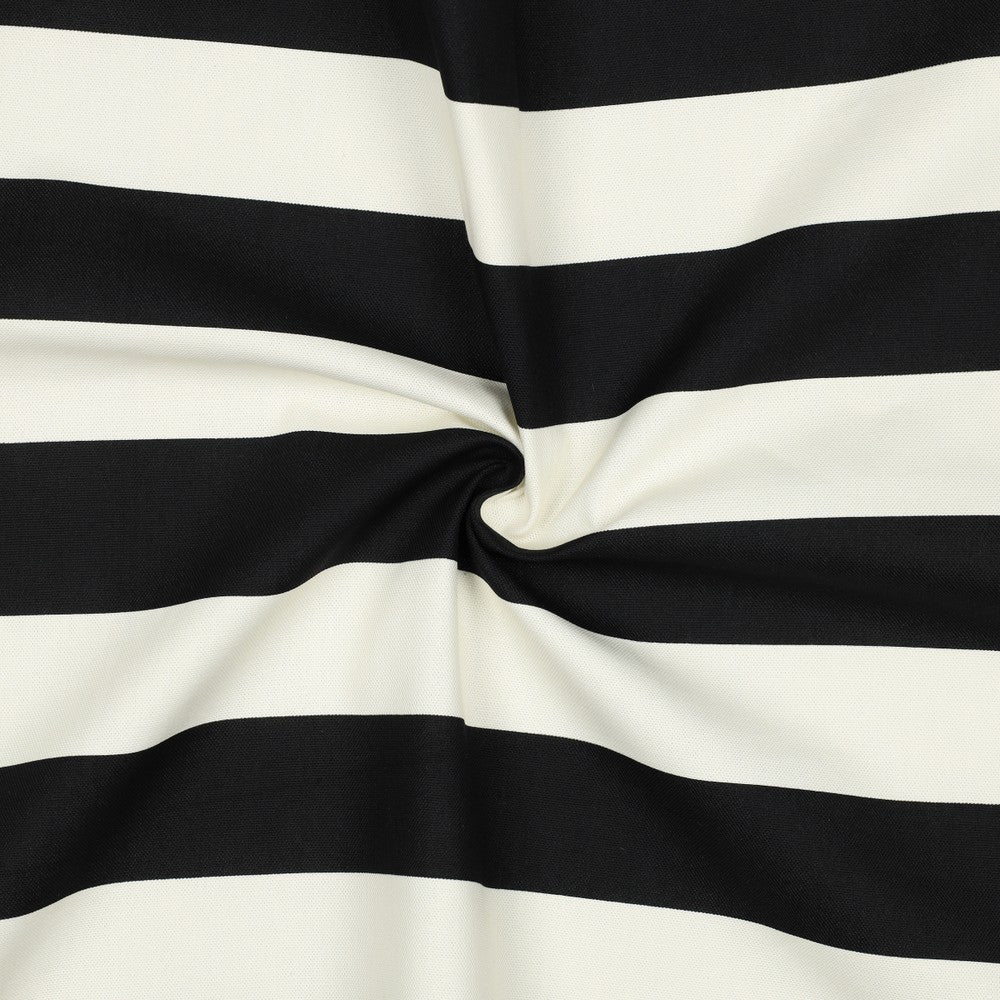 Canvas Stripes Streifen breit schwarz weiß