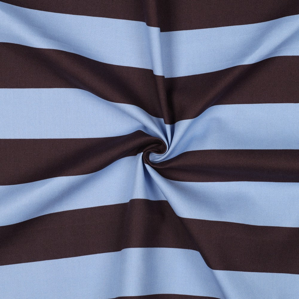 Canvas Stripes Streifen breit hellblau aubergine