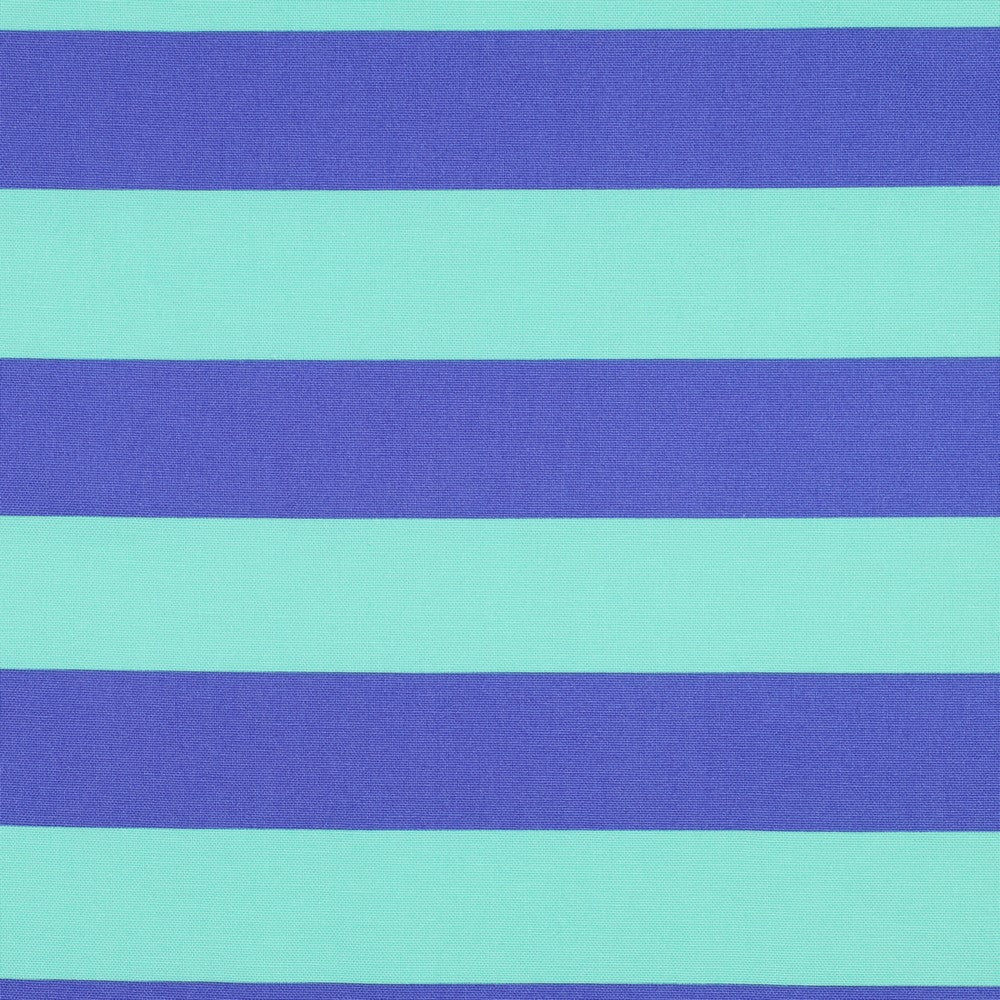 Canvas Stripes Streifen breit mint blau