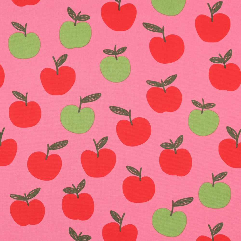 Baumwolle Früchte Äpfel pink
