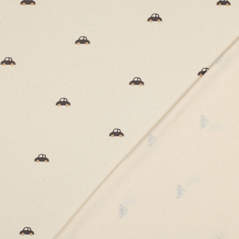 Jersey Rippenjersey Bio Autos natural