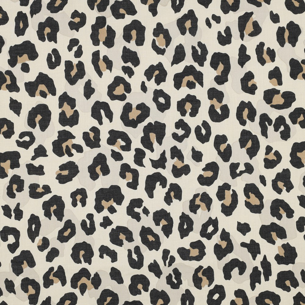 Baumwolle Voile Animal Skin Leo sand