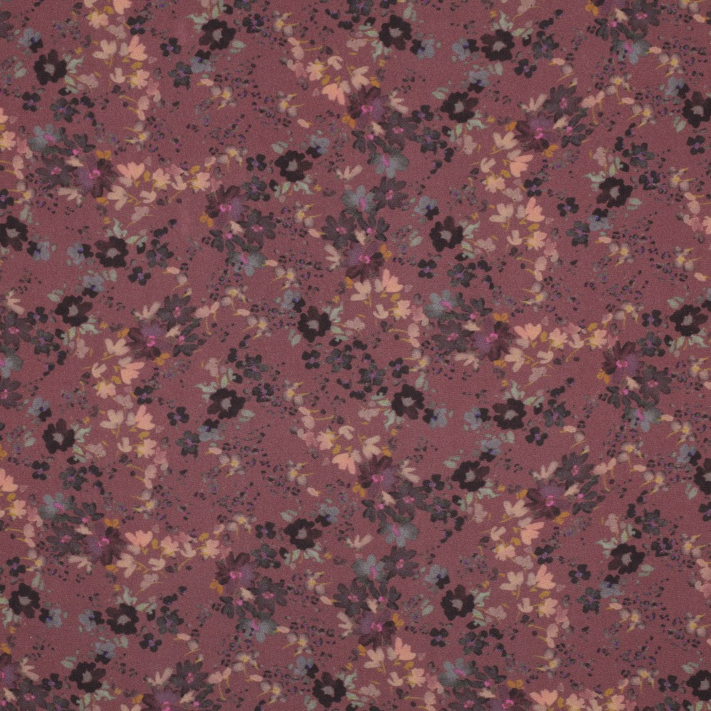 Rosella Stretch digital Flowers rosenholz