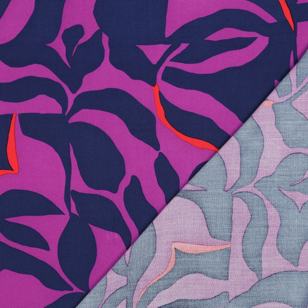 Viskose Lenzing Ecovero Abstract purple
