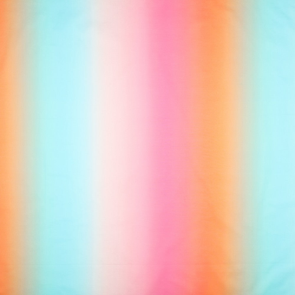 Baumwolle Voile digital Abstrakt Regenbogen