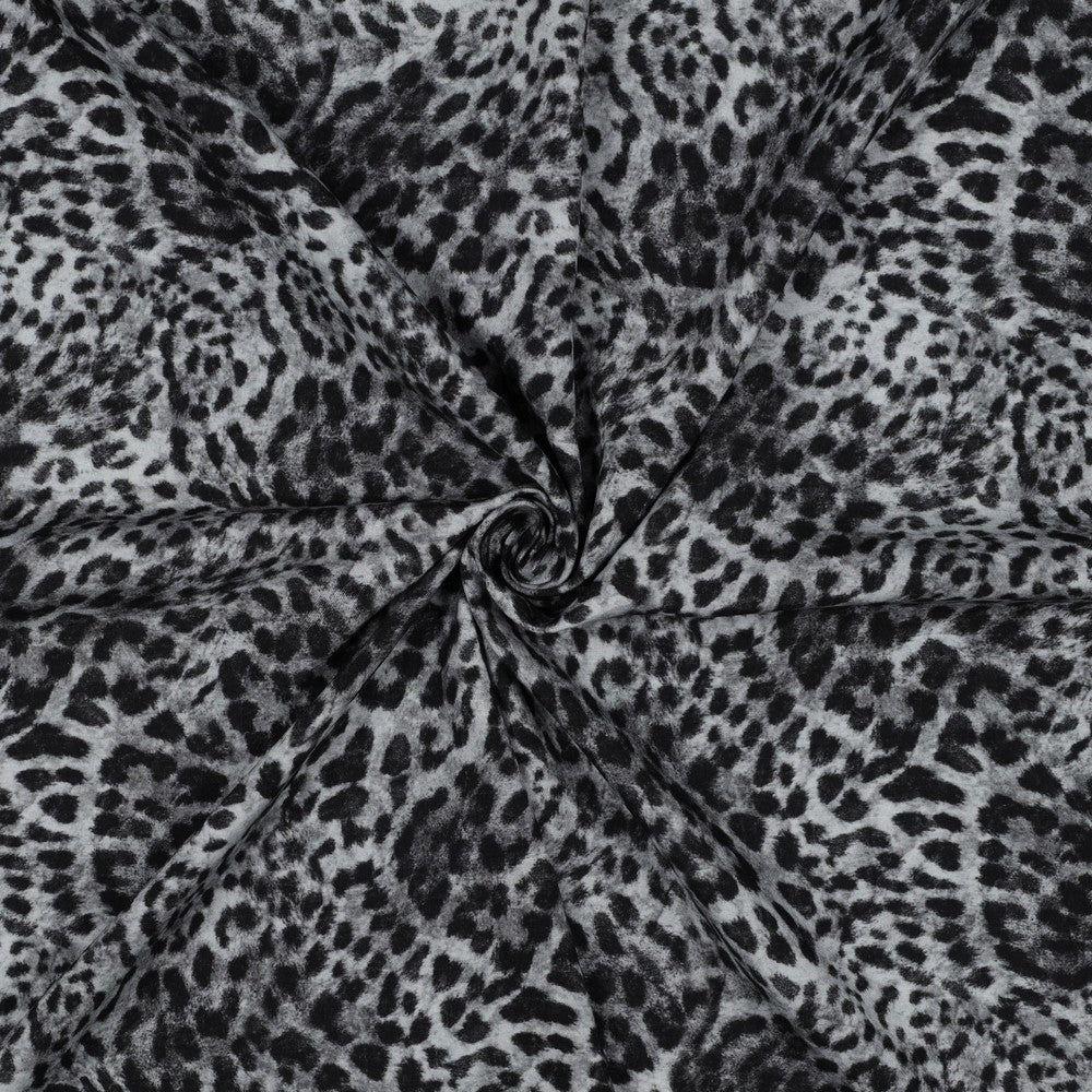 Viskose Lenzing Ecovero digital Animal Skin black