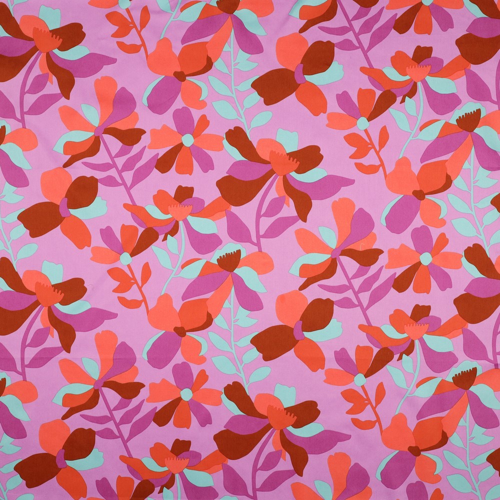 Baumwollsatin Cloverdale Nerida Hansen lavender