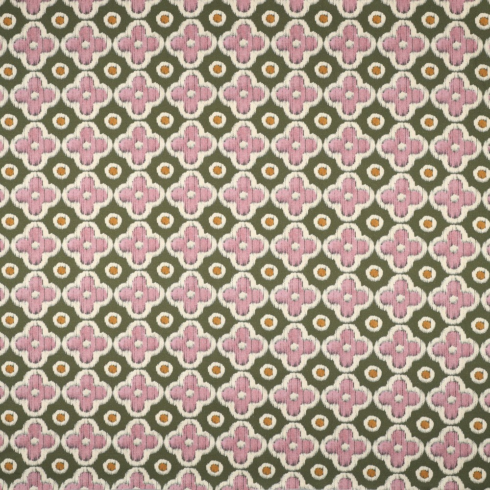 Canvas digital Abstract Flowers mauve