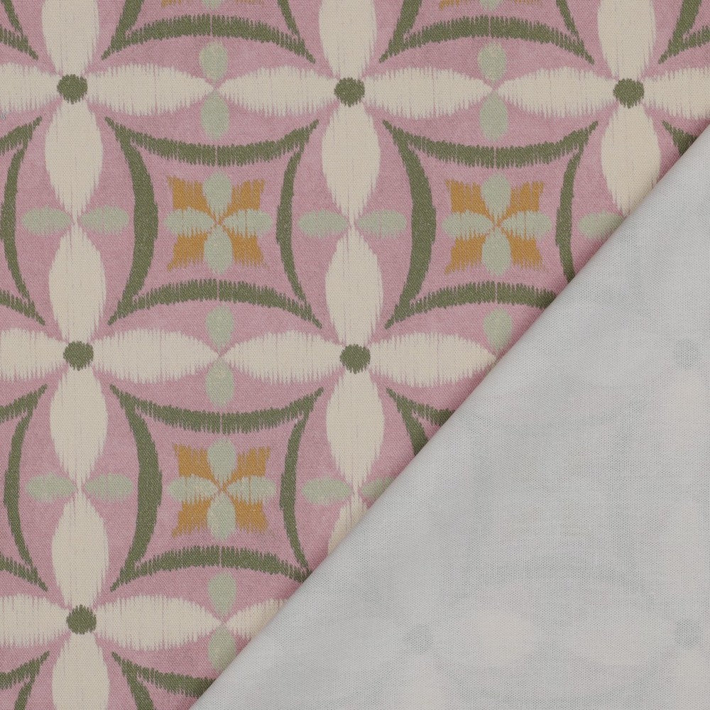 Canvas digital Abstract Flowers Kombi mauve
