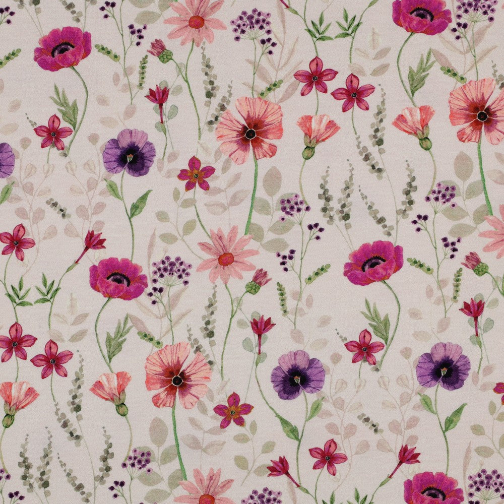 Jersey digital Flowers natural