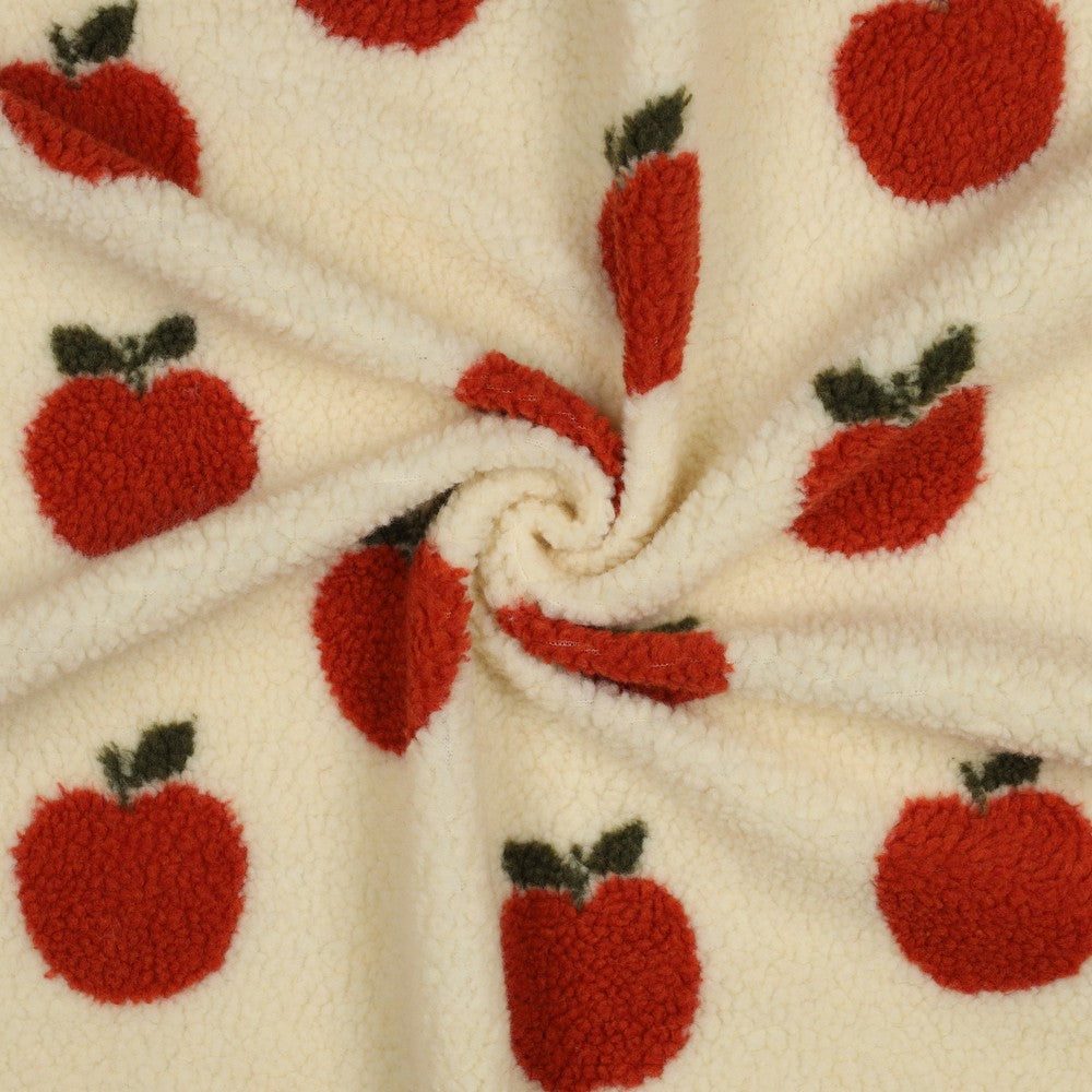 Teddystoff Jacquard Apfel natural