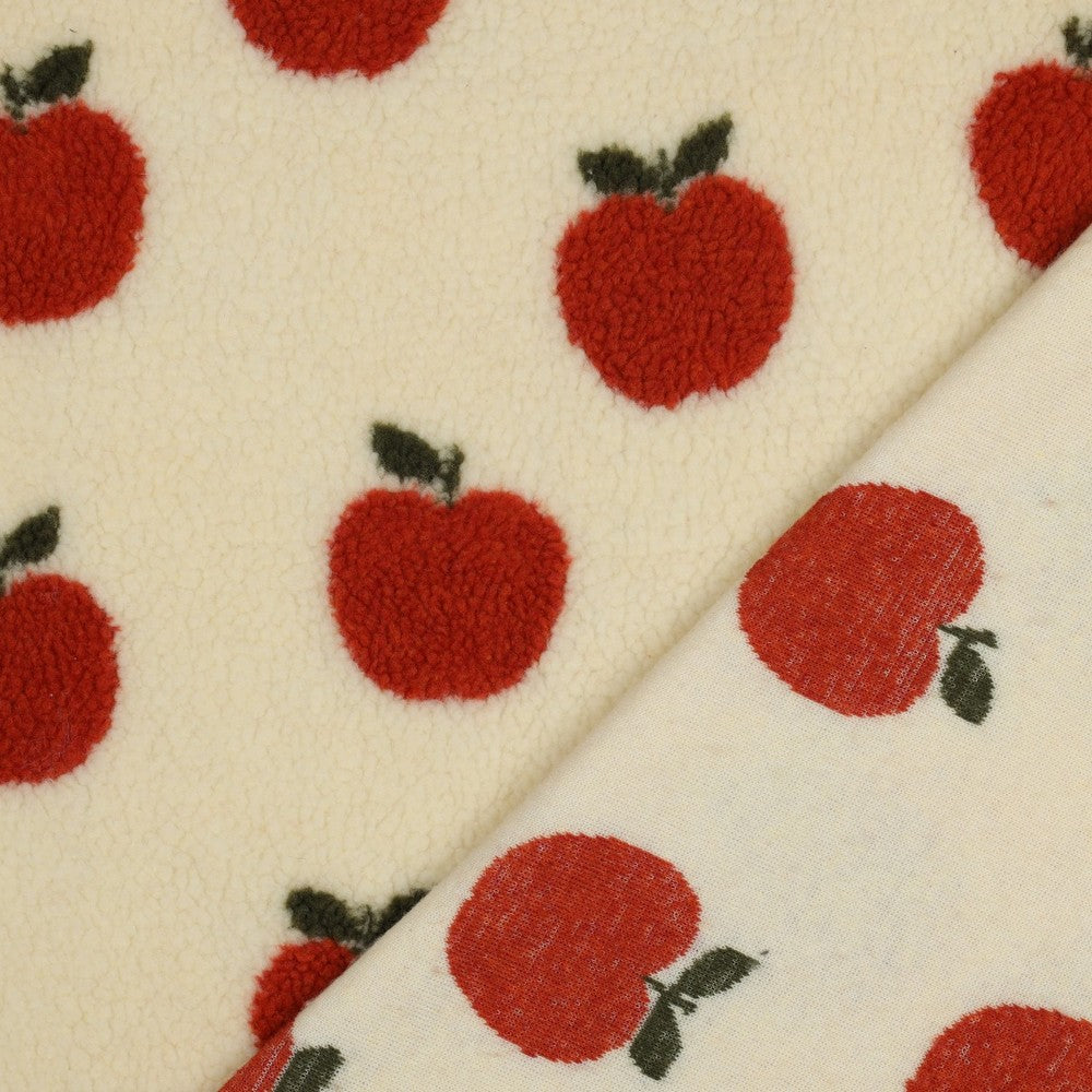 Teddystoff Jacquard Apfel natural