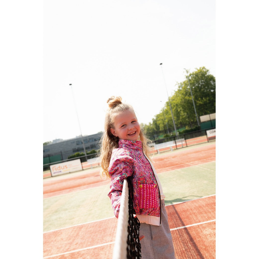 Stepper Baumwolle Voile digital Patchwork blau lila