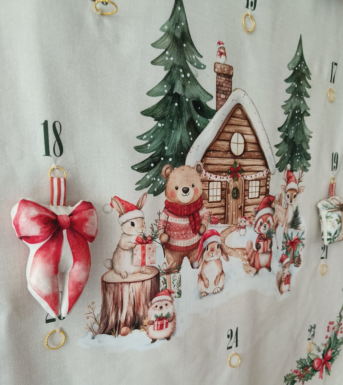 Canvas Weihnachten Panel Adventskalender