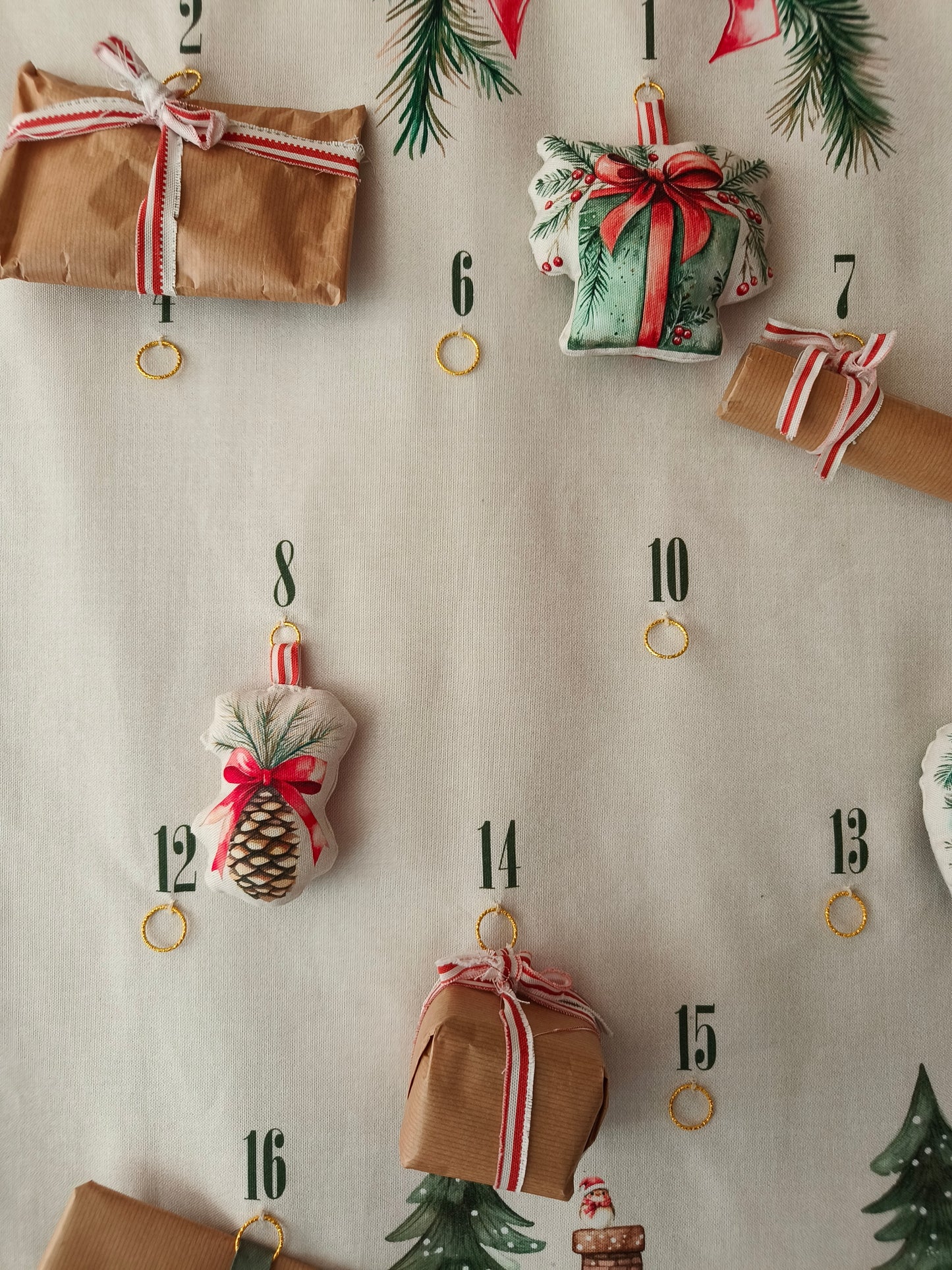 Canvas Weihnachten Panel Adventskalender