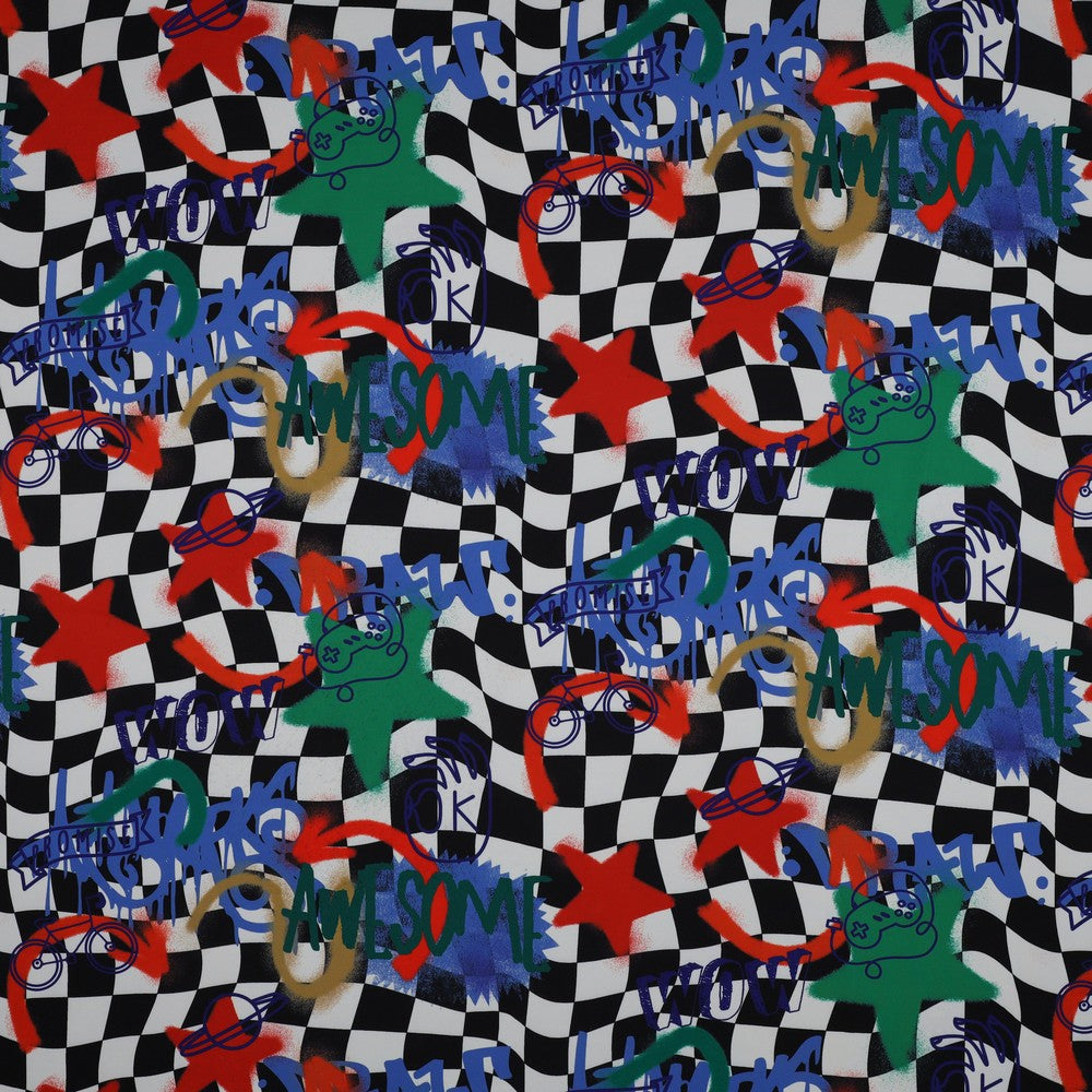 Softshell digital Graphic Checks