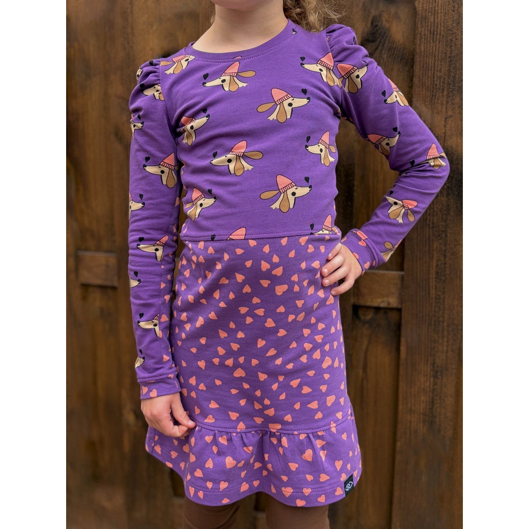 Sweat Dogs and Hearts Hunde lila