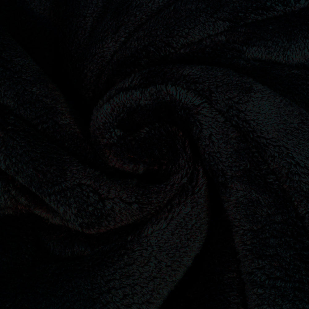 Fleece Wellness Kuschel schwarz 1m