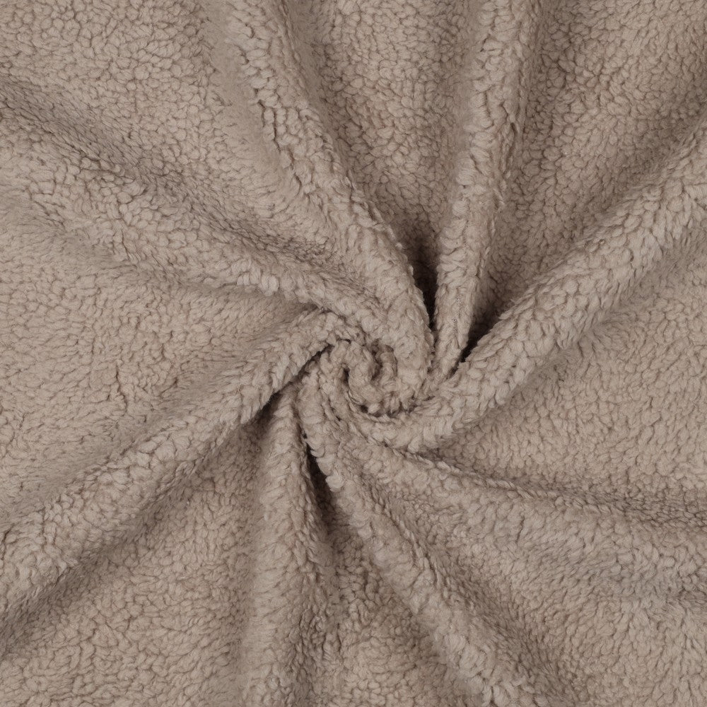 Baumwoll Teddy taupe
