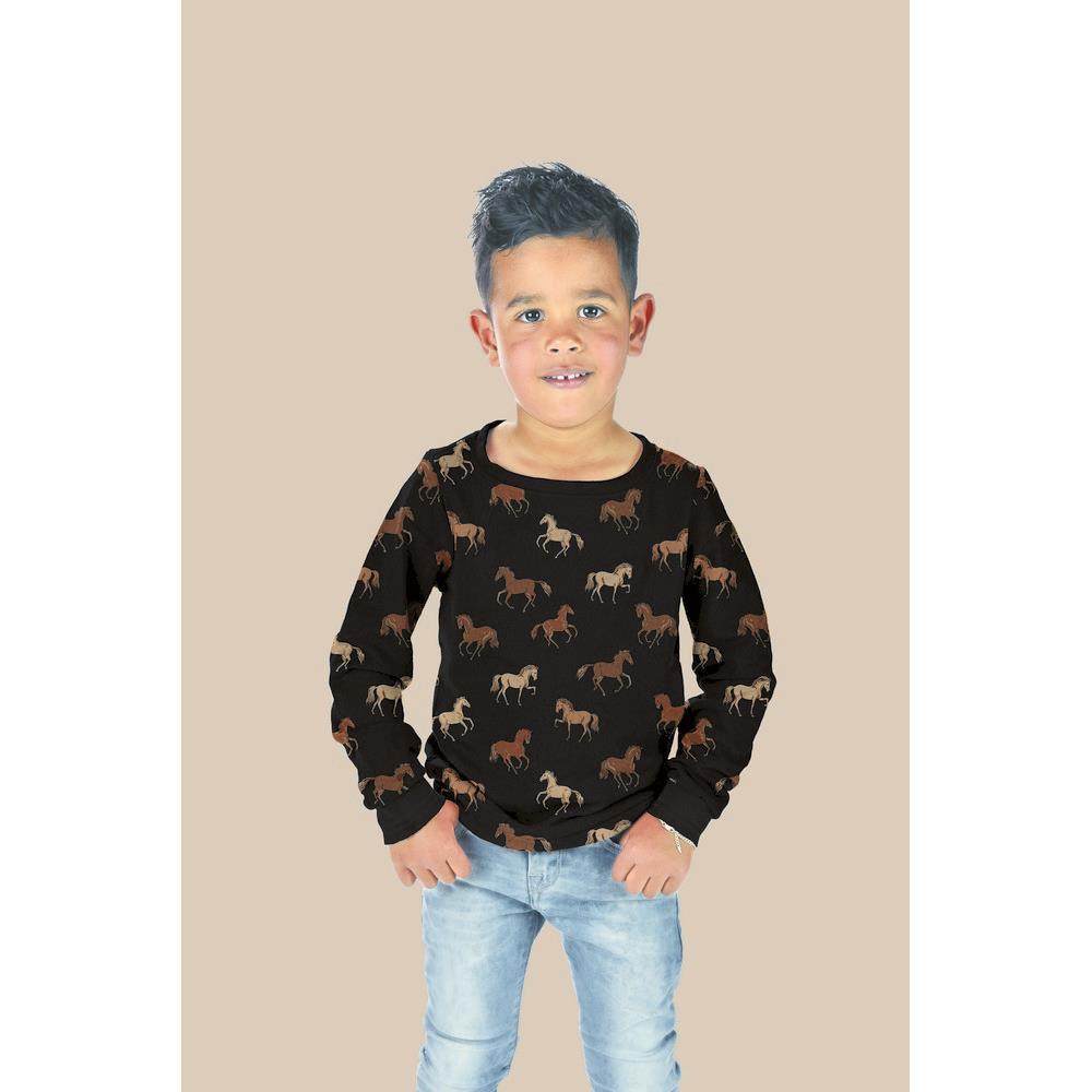 Sweat Pferde schwarz