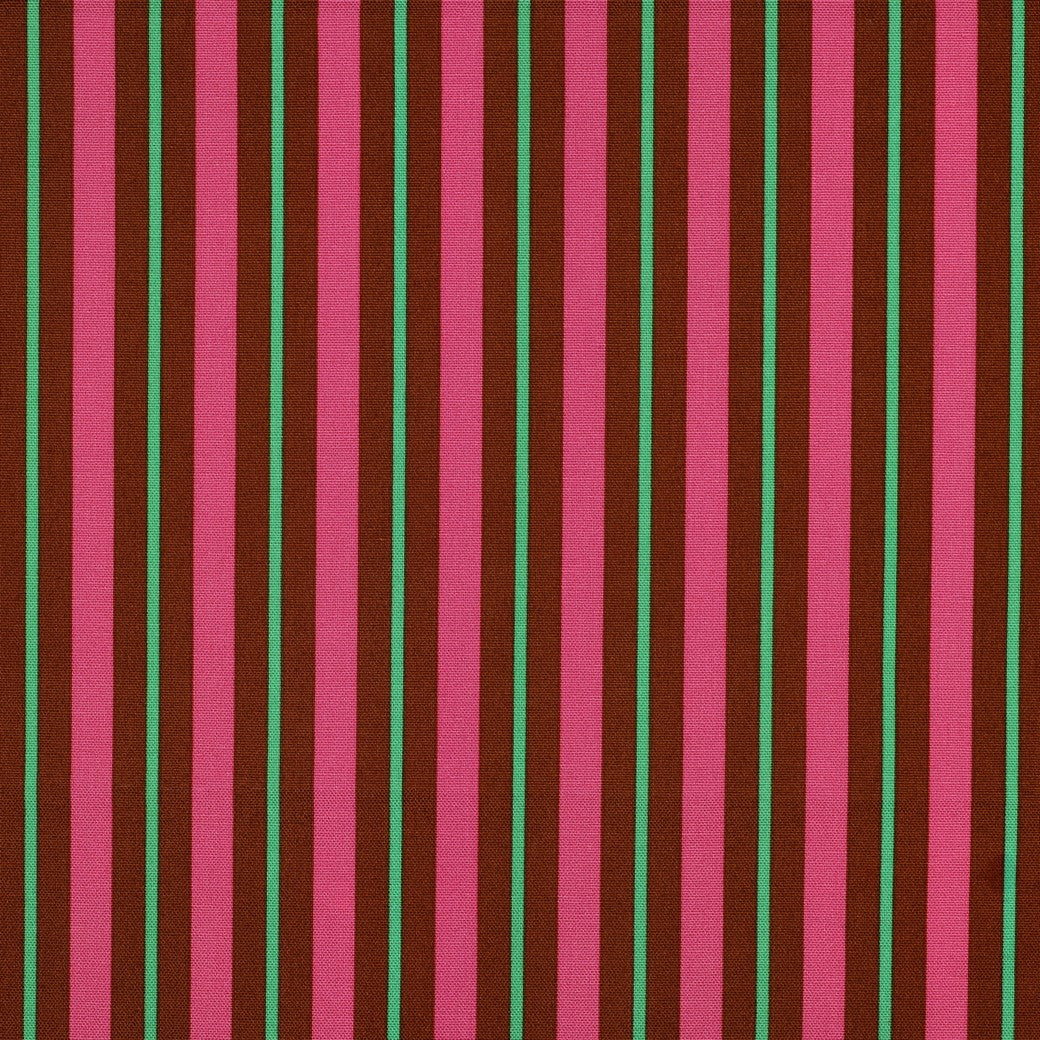 Canvas Streifen karamell pink grün