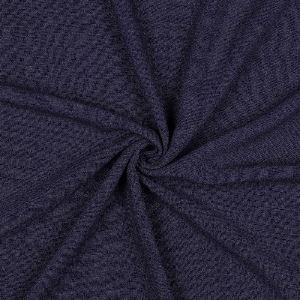 Leinen Viskose navy