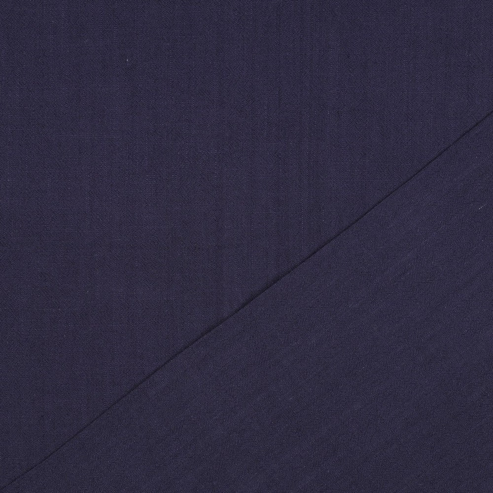 Leinen Viskose navy