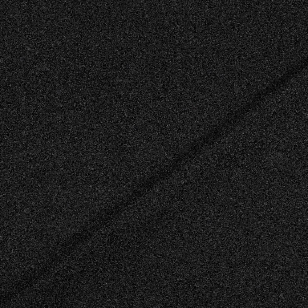 Bouclé uni schwarz