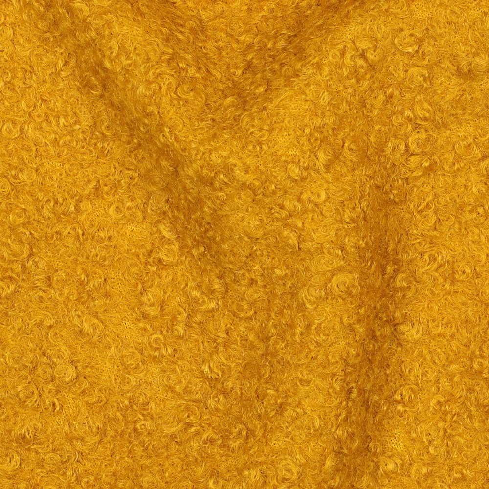 Bouclé uni Senf
