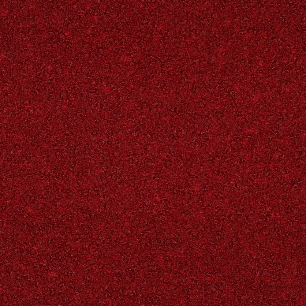 Bouclé uni weinrot