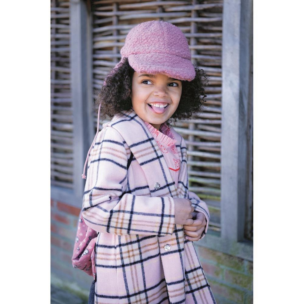 Bouclé uni jeansblau