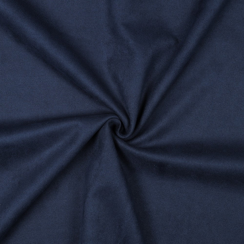 Suede Wildlederimitat dunkelblau navy